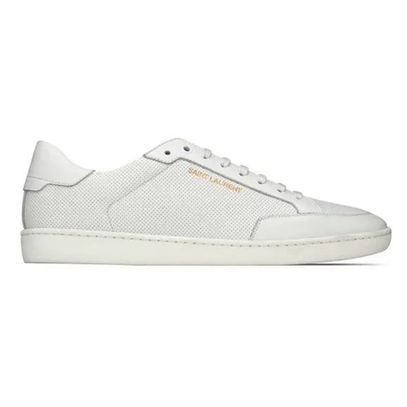Saint Laurent Court Classic Perforated Leather Sneakers White Men’s EU 41/US 8 main image 9